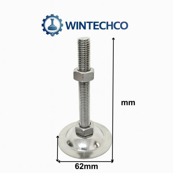 Chân tăng chỉnh thép mạ D62